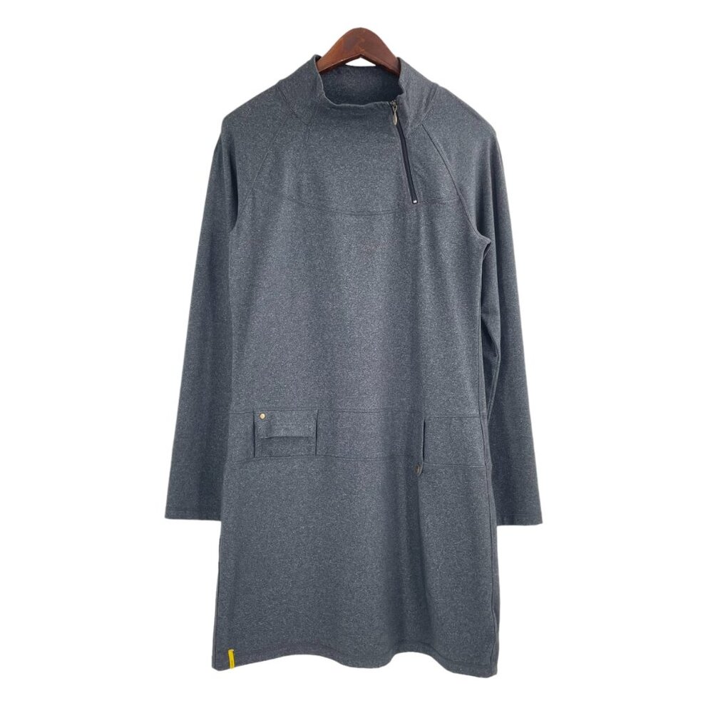 Lole Evolt Gray Athleisure UPF 50+ Sun Protection Dress Womens Medium Outdoor